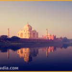 taj mahal during sunrise